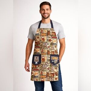 NWT Alaska’s Original “Little Britches” Reversible Apron Cabin Fishing Theme